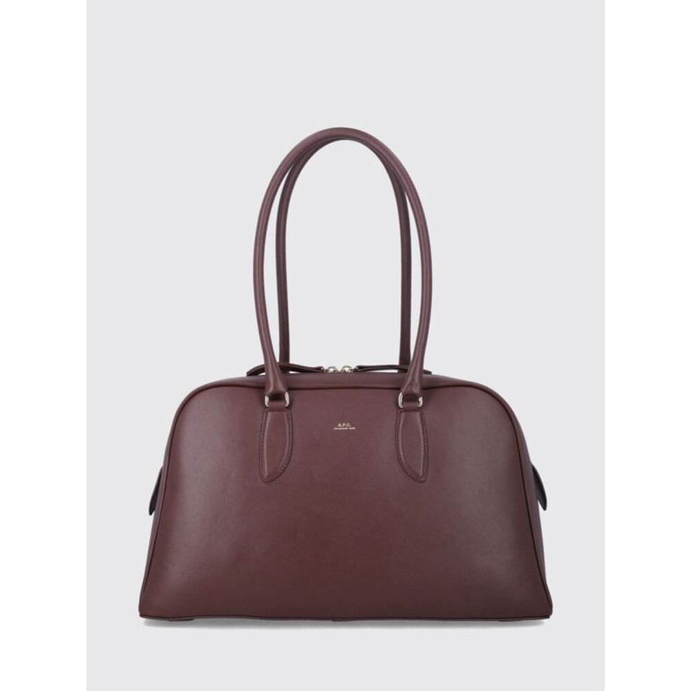 A.P.C. Women Paloma Cowhide Shoulder Bag A.P.C. With Double Zip Closure And Logo